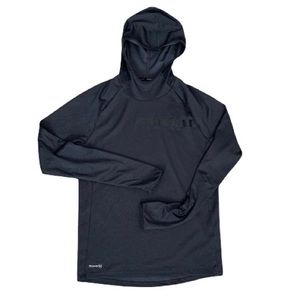 Russell Men's DriPower360 Training Fit Black Hooded Training Run Workout Small